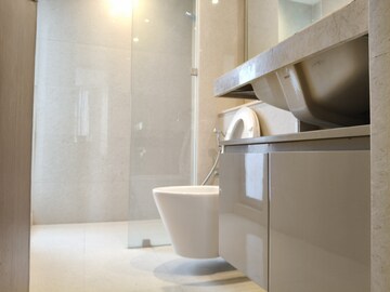Bathroom in 3 BHK Apartment at Hiranandani Estate, Ghodbunder Road – for Rent