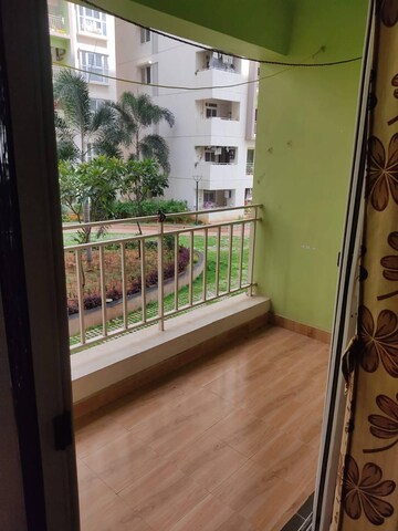 Balcony in 2 BHK Apartment at Ramky One Kosmos, Gachibowli – for Rent