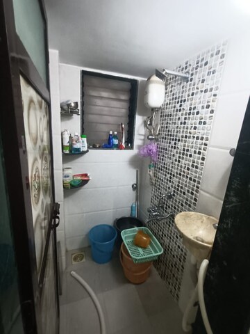 Bathroom in 1 BHK Apartment at Khaparidev CHS, Parel – for Sale
