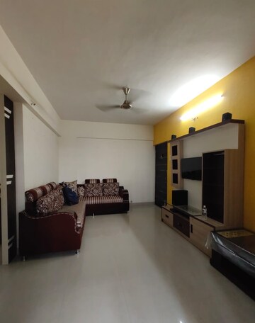 Living Room in 2 BHK Apartment at Aishwaryam Greens Co-operative Housing Society, Wakad – for Rent