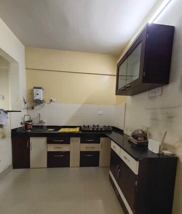 Kitchen in 2 BHK Apartment at Aishwaryam Greens Co-operative Housing Society, Wakad – for Rent