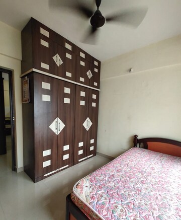 Bedroom in 2 BHK Apartment at Aishwaryam Greens Co-operative Housing Society, Wakad – for Rent