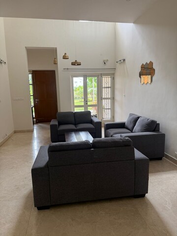 Living Room in 3 BHK Villa at Prestige Augusta Golf Village, Kothanur – for Rent