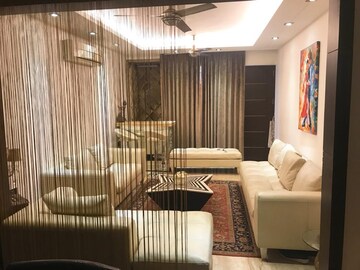 Living Room in 3 BHK Builder Floor at Boutique Residential Apartments G-88, Saket – for Rent