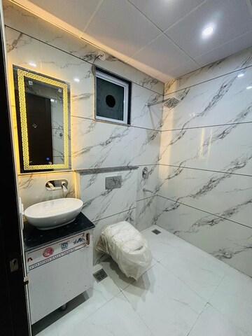 Bathroom in 3 BHK Builder Floor at Sushant Lok Iii – for Rent