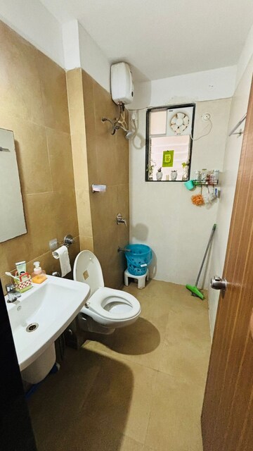 Bathroom in 2 BHK Apartment at Lakshmi Ivana, Wakad – for Rent