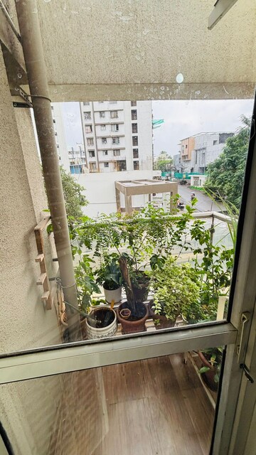 Balcony in 2 BHK Apartment at Lakshmi Ivana, Wakad – for Rent