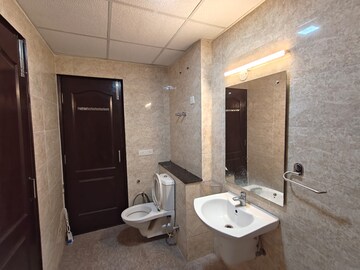 Bathroom in 2 BHK Apartment at Ambika Florence Park, North Mullanpur – for Rent