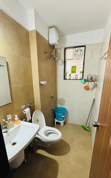 Bathroom in 2 BHK Apartment at Lakshmi Ivana, Wakad – for Rent