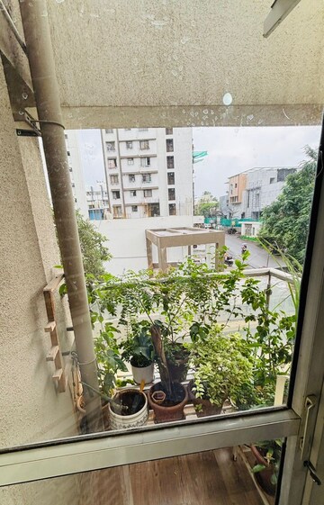 Balcony in 2 BHK Apartment at Lakshmi Ivana, Wakad – for Rent