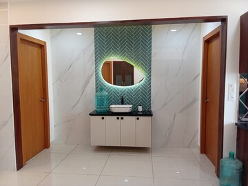 Bathroom in 3 BHK Apartment at Lakshmis Emperia, Miyapur – for Rent