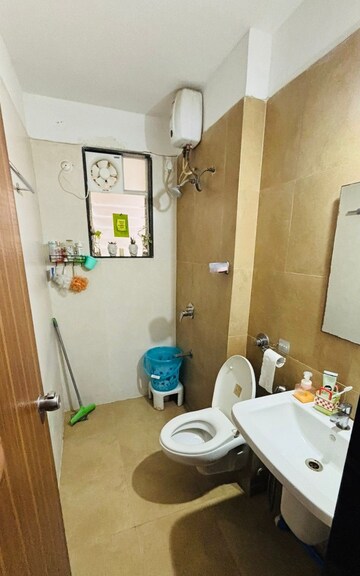 Bathroom in 2 BHK Apartment at Lakshmi Ivana, Wakad – for Rent