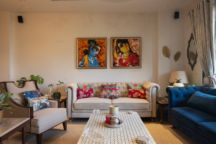 Living Room, nathupur 4 Bedroom 500 Sq.Yd. Builder Floor In Nathupur Gurgaon 8937924