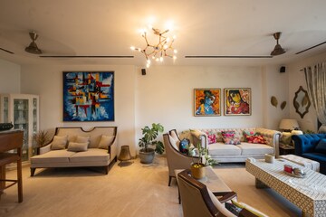 Living Room in 4 BHK Builder Floor at Nathupur – for Sale