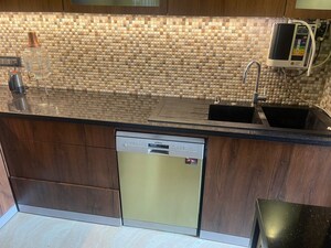 Kitchen in 3 BHK Apartment at DB Parkwoods, Kasarvadavali – for Sale
