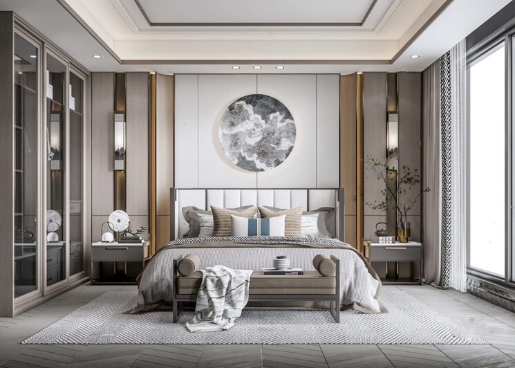 Bedroom, sector 73 2 Bedroom 1100 Sq.Ft. Builder Floor In Sector 73 Noida 8938056