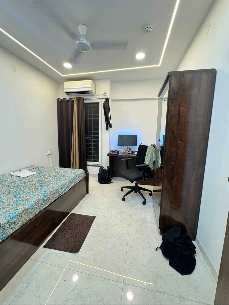 Bedroom, majestique-towers 3 Bedroom 1650 Sq.Ft. Apartment In Kharadi Pune 8938060