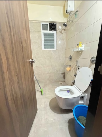 Bathroom in 3 BHK Apartment at Majestique Towers, Kharadi – for Rent