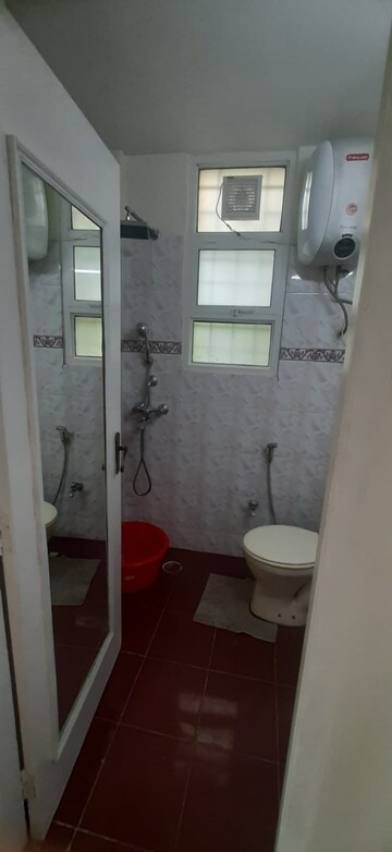 Bathroom in 3 BHK Builder Floor at Sushant Lok I – for Rent