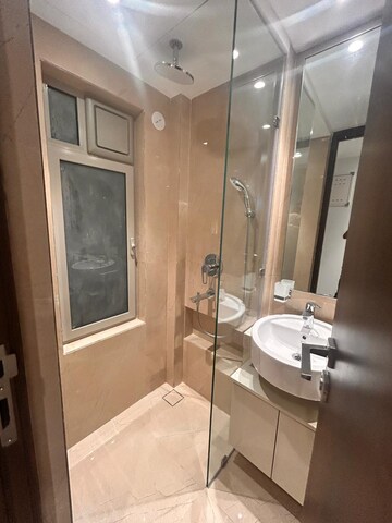 Bathroom in 1 BHK Apartment at Hiranandani Highland, Powai – for Rent