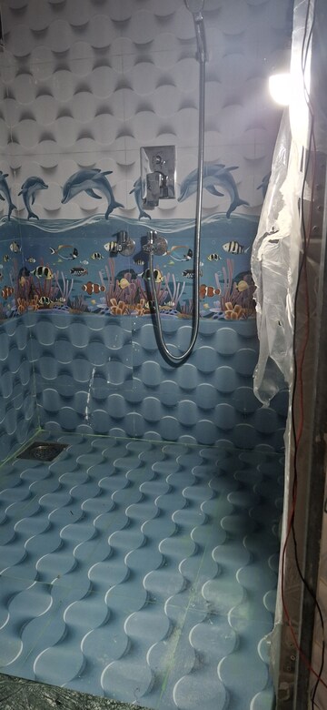 Bathroom in 1 BHK Apartment at Cidco Ekta CHS, Ghansoli – for Rent