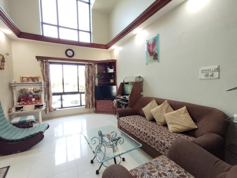 Living Room, clover-village 3 Bedroom 1777 Sq.Ft. Apartment In Wanowrie Pune 8938104