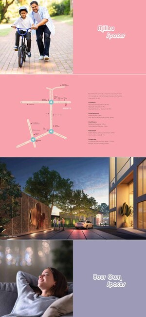 3 BHK Builder Floor – Exterior View View at New Town Action Area ii - for Sale