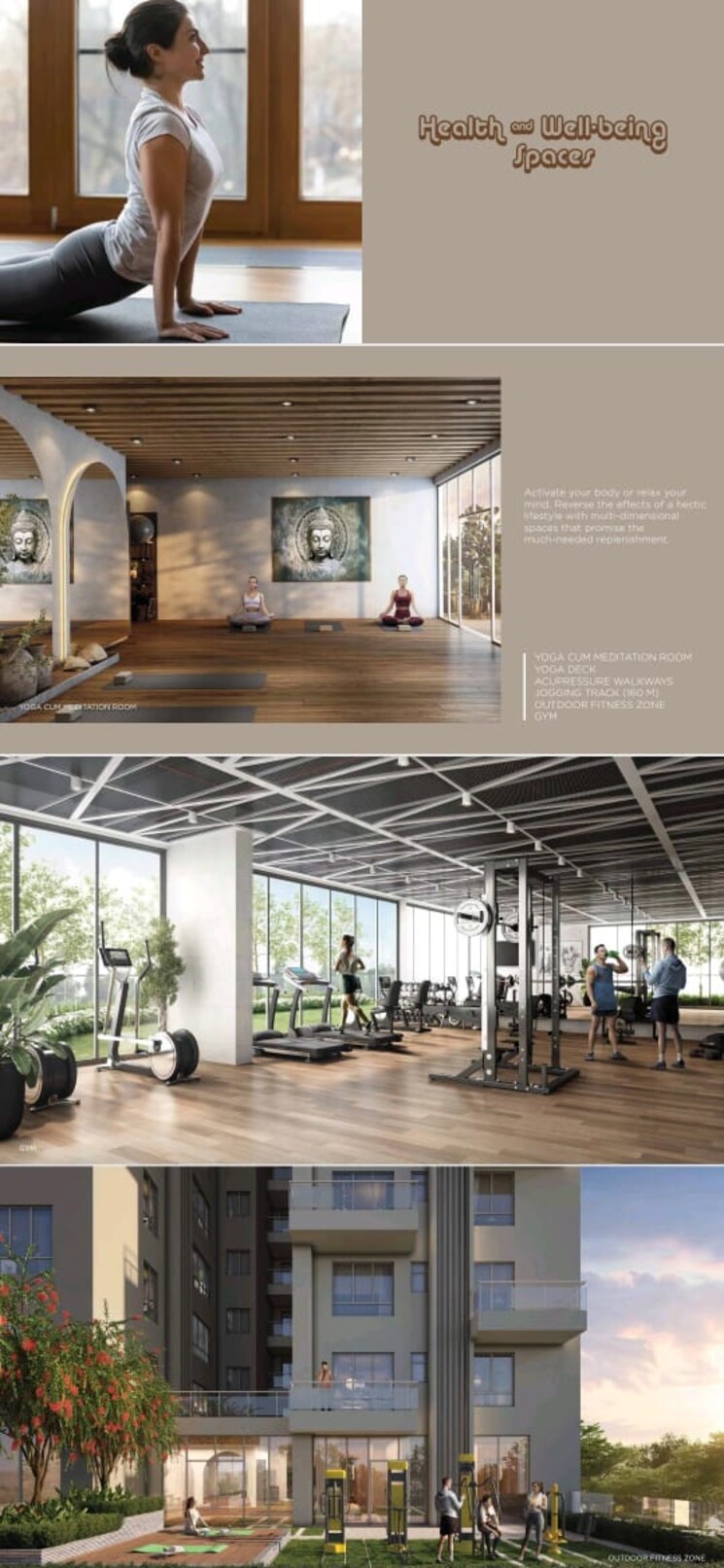 Gym, new town action area ii 3 Bedroom 1770 Sq.Ft. Builder Floor In New Town Action Area ii Kolkata 8938178