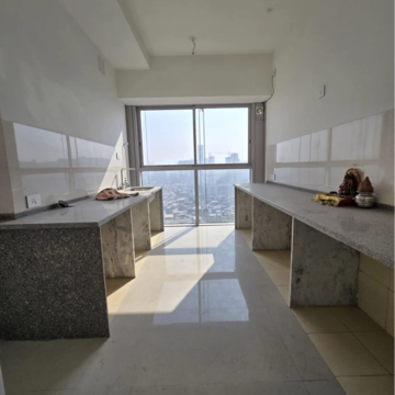 Kitchen in 3 BHK Apartment at Oberoi Eternia, Sambhaji Nagar – for Rent