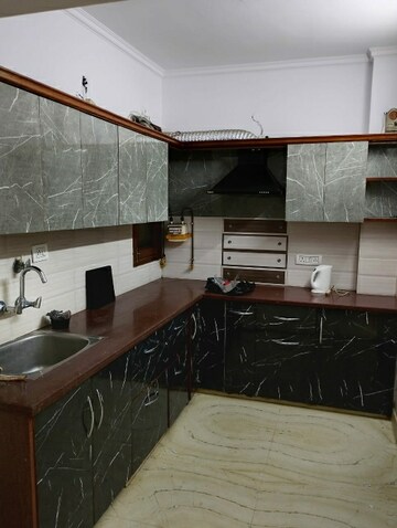 Kitchen in 2.5 BHK Builder Floor at Ramesh Nagar – for Rent