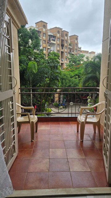 Balcony in 2 BHK Apartment at Nyati Ebony, Undri – for Rent