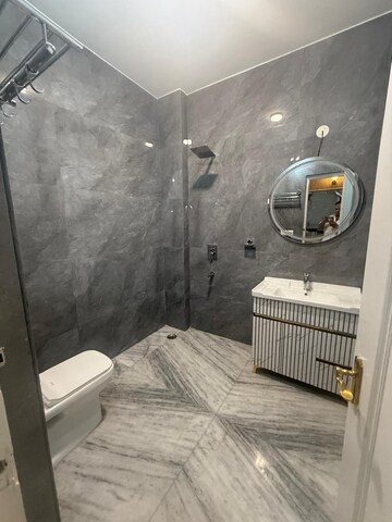 Bathroom in 3 BHK Builder Floor at Kalkaji – for Rent