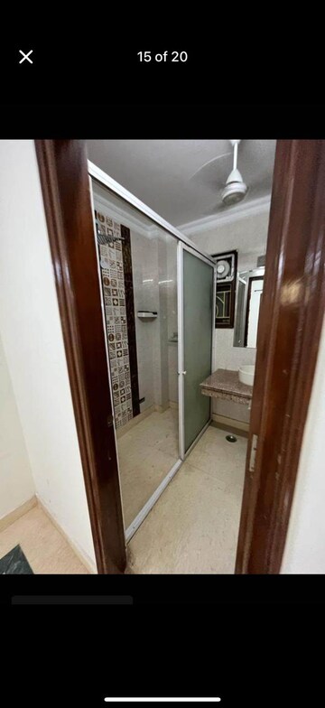 Bathroom in 3 BHK Builder Floor at Chittaranjan Park – for Rent