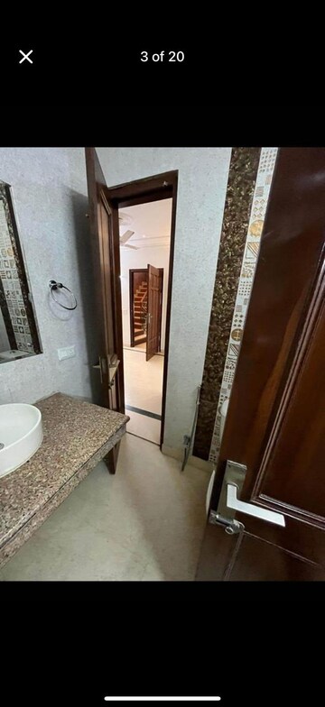 Bathroom in 3 BHK Builder Floor at Chittaranjan Park – for Rent