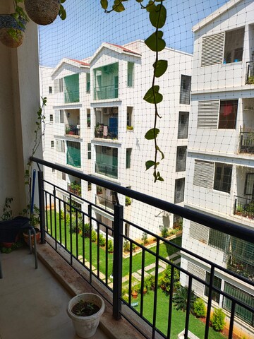 Balcony in 3 BHK Apartment at Mithuna White Water, Jakkuru – for Rent