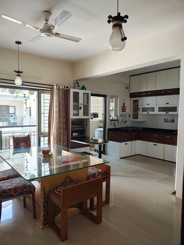 Kitchen in 3 BHK Apartment at Mithuna White Water, Jakkuru – for Rent
