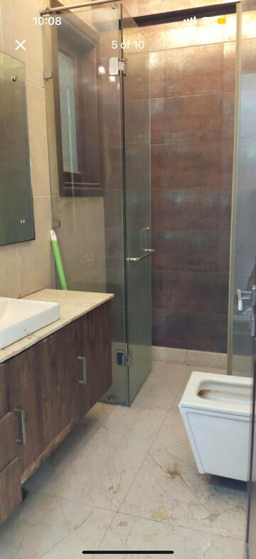 Bathroom in 3 BHK Builder Floor at Greater Kailash I – for Rent