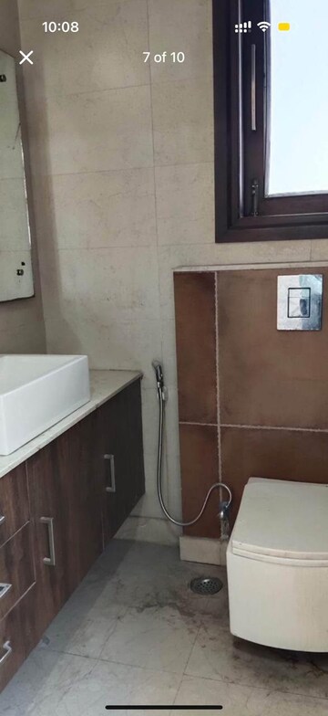 Bathroom in 3 BHK Builder Floor at Greater Kailash I – for Rent