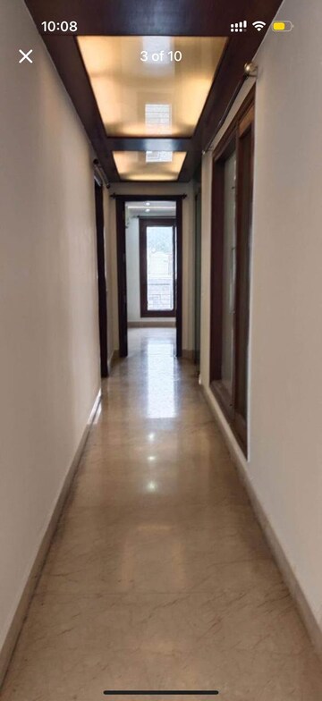 Living Room in 3 BHK Builder Floor at Greater Kailash I – for Rent