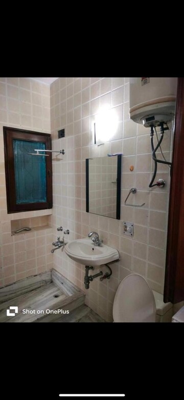 Bathroom in 3 BHK Builder Floor at Greater Kailash ii – for Rent