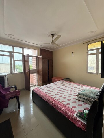 Bedroom in 2 BHK Builder Floor at Kalkaji – for Rent