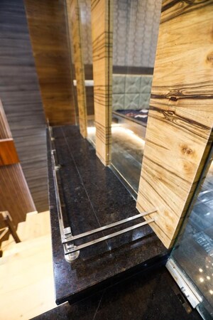 Staircase in 6 BHK Independent House at Gomti Nagar – for Sale