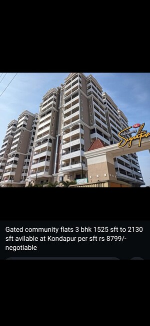 3 BHK Apartment For Sale in Sai Jyothi Keerthi Signature, Kondapur