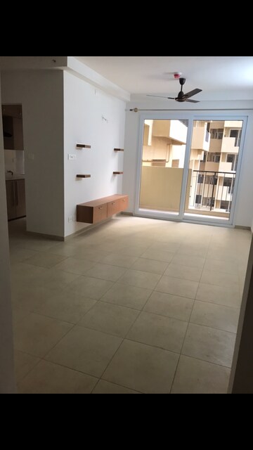 Living Room in 2 BHK Apartment at Bhartiya Nikoo Homes, Thanisandra Main Road – for Rent