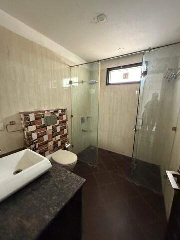 Bathroom in 1 BHK Builder Floor at Pamposh Enclave – for Rent