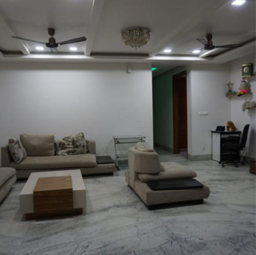 Living Room in 4 BHK Apartment at Vasant Kunj – for Rent