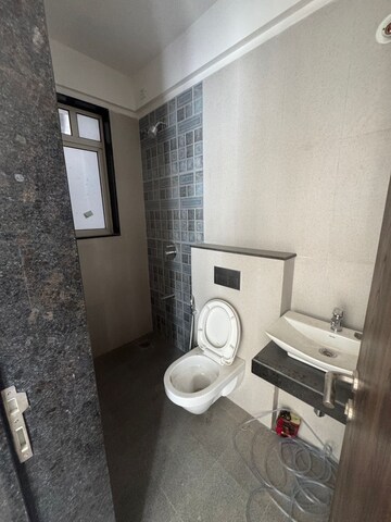 Bathroom in 2 BHK Apartment at Sheth Zuri, Laxmi Nagar – for Rent