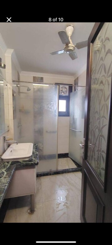 Bathroom in 3 BHK Builder Floor at Panchsheel Enclave – for Rent