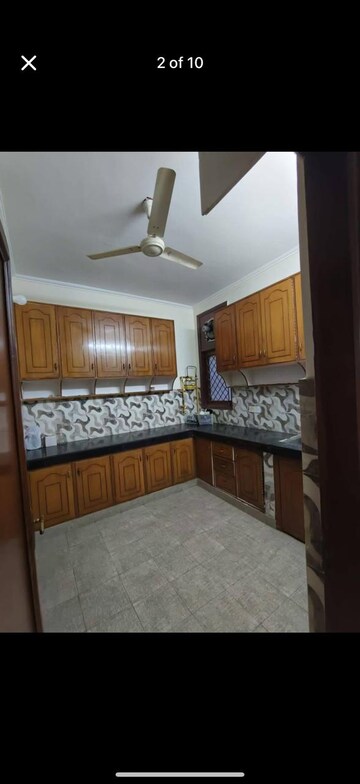 Kitchen in 3 BHK Builder Floor at Panchsheel Enclave – for Rent