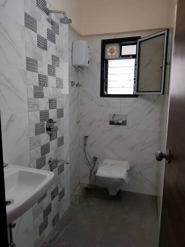 Bathroom in 1 BHK Apartment at Uday CHS Goregaon, Goregaon West – for Rent